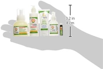 Lafes Organic Baby Kids Birthday Gift Pack, Lip Balm/Lotion/Shampoo/Bug Repellant/Eczema Ointment, 5 Count