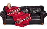 Nebraska Huskers 48x71 Comfy Throw - Stripes Series