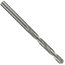 Precision Twist D33M Solid Carbide Short Length Drill Bit, Uncoated (Bright) Finish, Round Shank, Spiral Flute, 118 Degree Point Angle