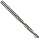 Precision Twist D33M Solid Carbide Short Length Drill Bit, Uncoated (Bright) Finish, Round Shank, Spiral Flute, 118 Degree Point Angle