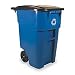 Rubbermaid 9W27-06 Mobile Recycling Receptacle