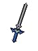8BIT TOYS 8 Bit Pixelated Foam Blue Sword Toy 30