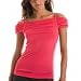 Armani Exchange Cutout Shoulder Top
