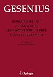 HebrA{currency}isches und AramA{currency}isches HandwA{paragraph}rterbuch Aüber das Alte Testament
