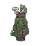 GOLF BAG Ceiling Fan Pull fanpull for the Golfer