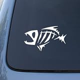 G.Loomis Fish Bones Fear No - Car, Truck, Notebook, Vinyl Decal Sticker #2578 | Vinyl Color: White