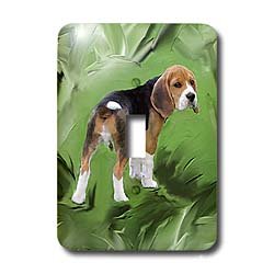 Dogs Beagle - Beagle Puppy - Light Switch Covers - single toggle switch