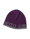Roberto Cavalli - Roberto Cavalli Signature Knit Skull Cap Plum
