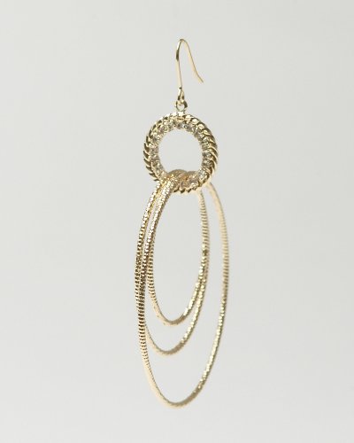 Bebe Center Stage Hoop Earrings