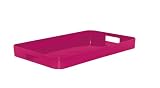 Zak Designs - 1333-0013 - Plateau Gallery - Nouveau Design - Framboise - 53,5 X 34,5 cm