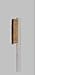 BRASS SCRATCH BRUSH WITH PLASTIC HANDLE