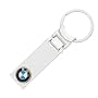 BMW Factory Original Silver Chrome Logo Key Chain Ring