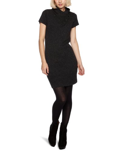 Bench Damen Strickkleid SUNDAY, black marl, L_BK012X Preisvergleich