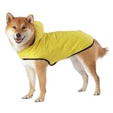 Weather Master Quilted Yellow Rain Cape for Dogs
