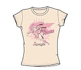 Supergirl Girl Power Juniors S/S T-shirt in Cream by DC Comics