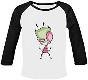 HuaT Fine Hdq Invader Zim Black Baby Organic Long Sleeve Shirt (USA Size)