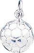 Sterling Silver Soccer Ball Charm