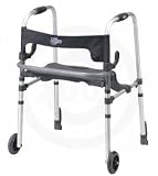 Clever-Lite Walker w/ Seat and Push Down Breaks