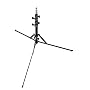 Manfrotto 001B 6-Feet Nano Stand with Retractable Legs 5/8-Inch Stud and 015 Top - Replaces 3373 (Black)