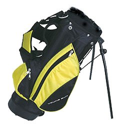 Young Gun YELLOW Junior Stand bag with Rain Hood