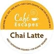 Cafe Escapes Chai Latte 96 K-Cups for Keurig Brewers