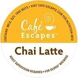 Cafe Escapes Chai Latte 96 K-Cups for Keurig Brewers