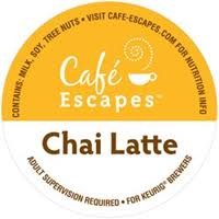 Cafe Escapes Chai Latte 96 K-Cups for Keurig Brewers