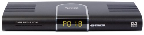 TechniSat Digit MF8-S HDMI Digitaler Satelliten-Receiver (CI-Schacht, 2x Scart-Anschluss, HDMI-Anschluss) schwarz