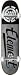 Element Metallic Script Complete Skateboard - 8.5 W/Raw Trucks