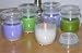 Mini Glass Jar Flameless LED Candle (set of 5) Vanilla, Lavender, Peppermint, Sage by Viatek