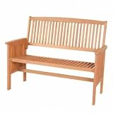 Outdoor Living : Hardwood Two Seater Bench