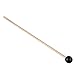 Yibuy 380mm Soft Plastic Head Xylophone Unwood Mallets with 30mm Head Set of 2