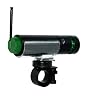 GSI Outdoor Waterproof Entertainment System for Bike/Motorbike/Cycle/Bicycle - Sleek Quality MP3 Player, FM Radio-Antenna - High Powered Illuminating LED Flashlight, Powerful Loudspeaker, Built in 2GB Memory, USB Cable, Mounting Kit