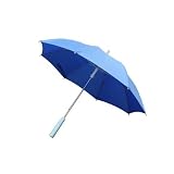 レインボーフラッシュ LED傘 子供用 ライトブルー 【光る傘】 夜道の安全対策に！暗い雨の日に大活躍！