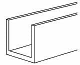 Steelworks/ Boltmaster #11378 3/8x48 Aluminum Trim Channel