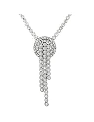 2.50 ct tw Diamonds set in 25.8 Grams of 14k White Gold Necklace