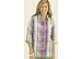 Misses Alia Dill & Violet Plaid Blouse