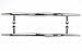 Top Knobs M854-12 Pair Nouveau Brook Back to Back Door Pull Chrome