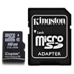 Professional Kingston MicroSDHC 16GB (16 Gigabyte) Card for Google Nexus One with custom formatting and Standard SD Adapter. (SDHC Class 2 Certified)