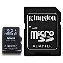 Professional Kingston MicroSDHC 16GB (16 Gigabyte) Card for Nokia N97 with custom formatting and Standard SD Adapter. (SDHC Class 2 Certified)