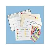 Print/Write Self Adhesive Removable Round Labels, 3/4 Dia., Red Neon, 1008/Pack (AVET5467)
