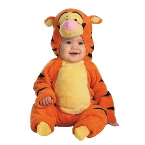Tigger Deluxe Two-Sided Plush Jumpsuit Baby Costume