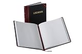 Boorum & Pease L21-150-R Laboratory Notebook, Black/red Cover, Record Rule, 10-3/8x8-1/8, 150 Pages