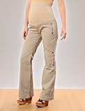 A Pea in the Pod Collection: Sanctuary Secret Fit Belly(tm) Poplin Cargo Pockets Boot Cut Maternity Pants