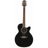 Takamine EG461SC NEX Solid Top Cutaway Acoustic-Electric Guitar - Gloss Black