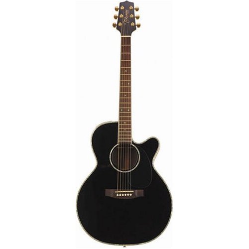 Childrens Toyshop  Musical Instruments : Takamine EG461SC NEX Solid Top Cutaway Acoustic-Electric Guitar - Gloss Black