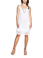 Laura Moretti Vestido Seda (Blanco)