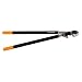 Fiskars PowerGear Amboss-Getriebe-Astschere 80cm, Schnittleistung: 55 mm