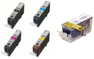 10 Pack (2 each) Ink w/ CHIP for PGI-220BK CLI-221 Canon Pixma Canon iP3600 iP4600