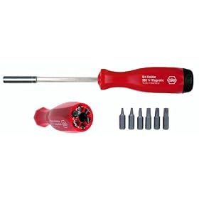 Wiha 38003 Multi-Bit Torx Screwdriver with Wiha Power Handle, T5-T10 by Wiha